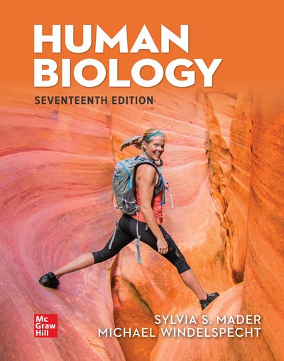 alt="Human Biology 17th Edition By Sylvia Mader and Michael Windelspecht 2023 Instructor's Manual"