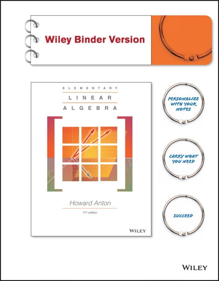 Solution Manual For Elementary Linear Algebra, 11th Edition, Howard Anton