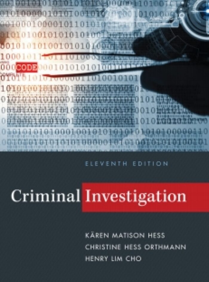 Test Bank For Criminal Investigation