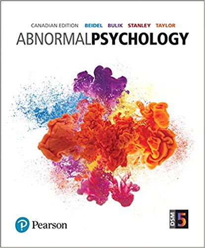 Test Bank for Abnormal Psychology 1st Edition By Deborah C Beidel